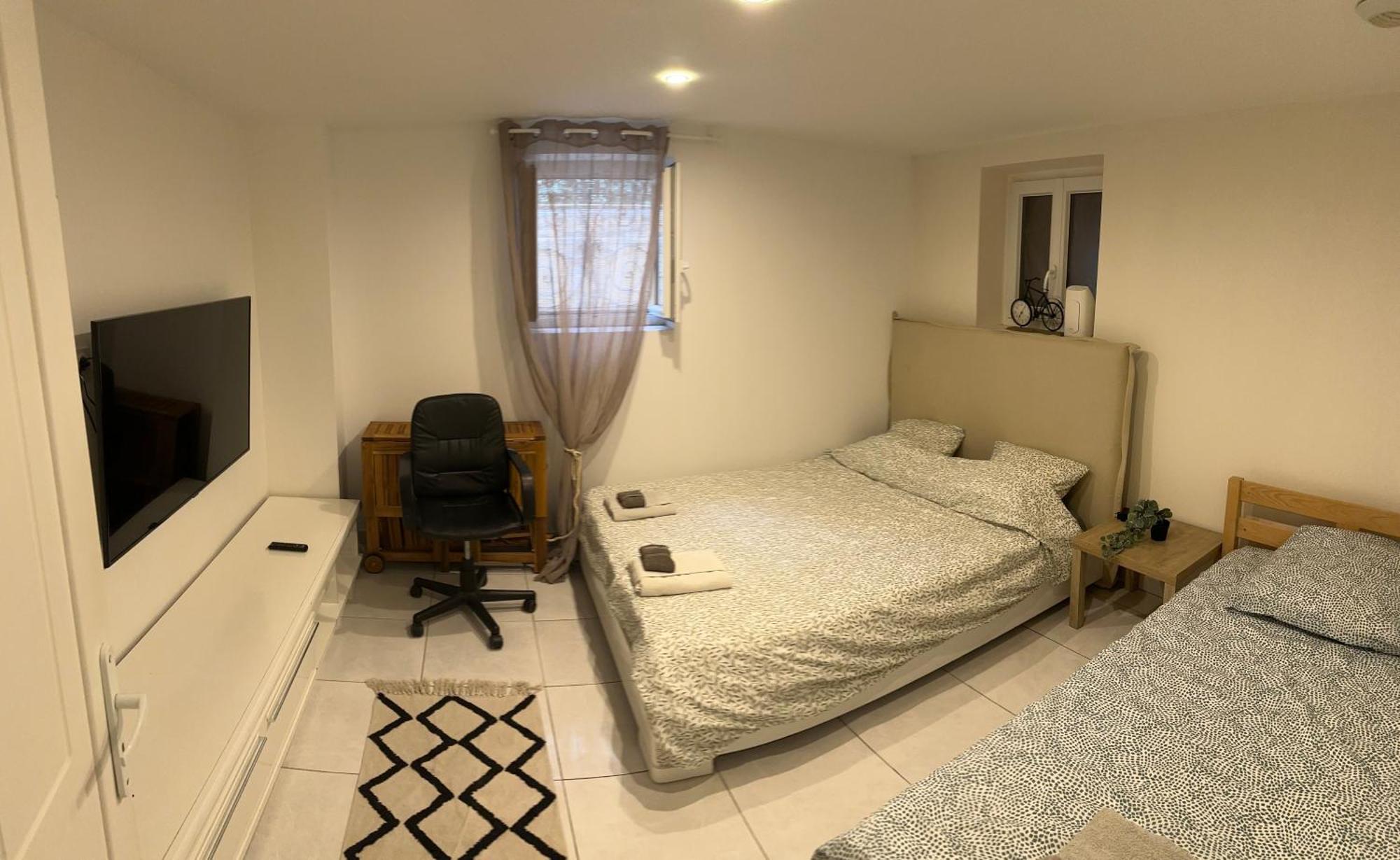 Jolie Appartement Nice Proche Mer Et Aeroport Une Chambre Plus Salon Avec Cuisine Exterior foto